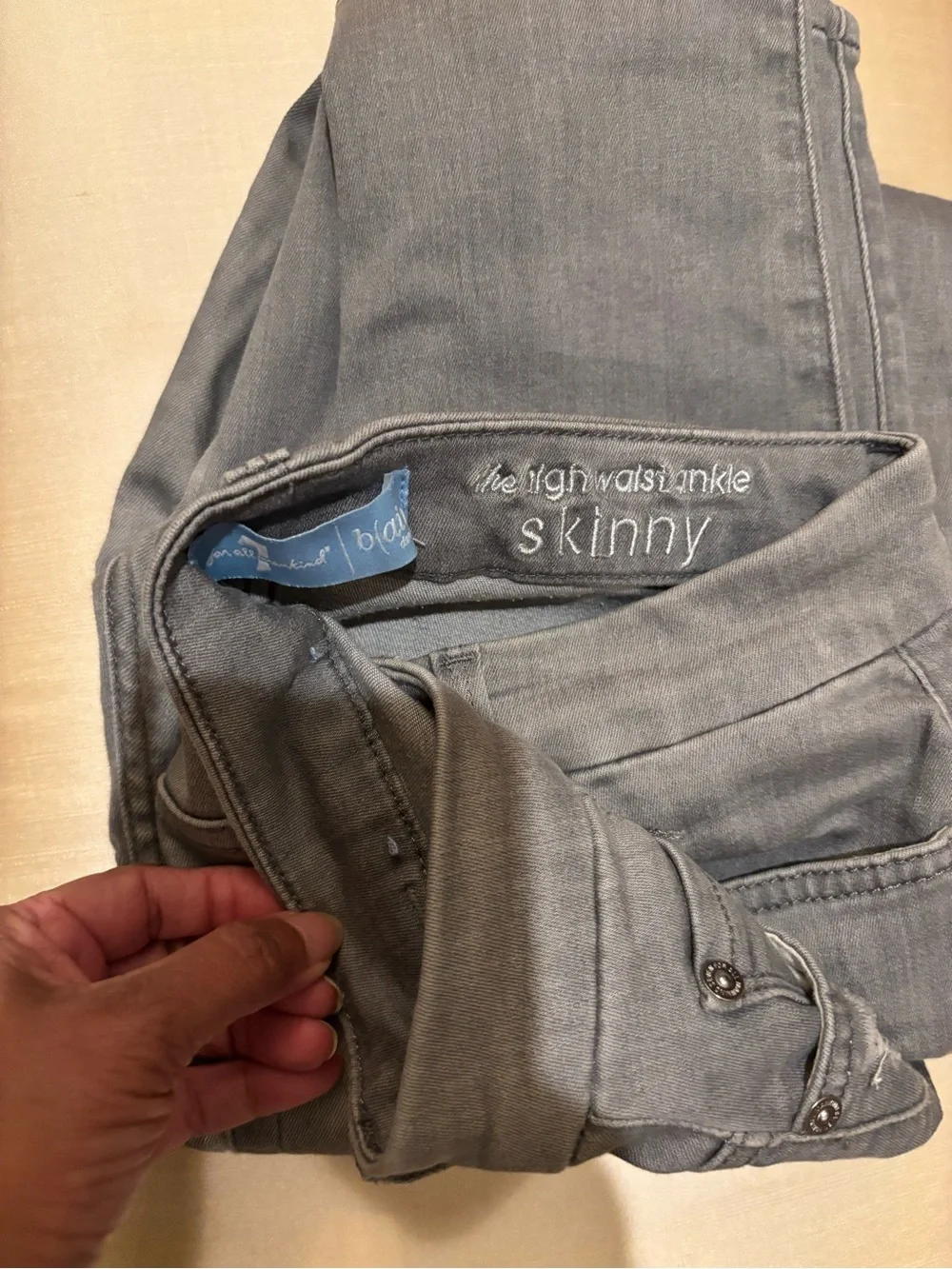 7 For All Mankind Slim Men's Gray Stretch Jeans